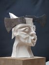 THE AGGRESSOR • 2007 • Clay and Iron • Height 43 cm