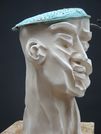 THE DUFFER • 2007 • Clay and Copper • Height 42 cm