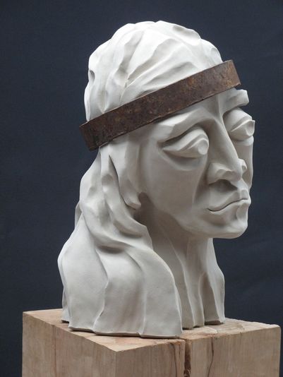 JOHN • 2008 • Clay and Iron • Height 47 cm