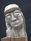 JOHN • 2008 • Clay and Iron • Height 47 cm