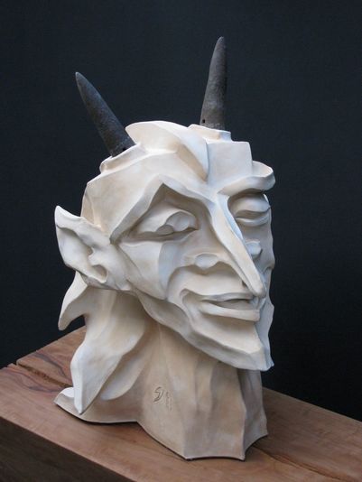 SATAN • 2009 • Clay and Iron • Height 58 cm