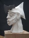 THE AGGRESSOR • 2007 • Clay and Iron • Height 43 cm