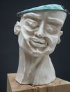 THE DUFFER • 2007 • Clay and Copper • Height 42 cm