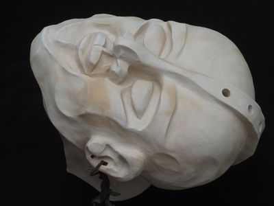THE VISIONARY • 2008 • Clay and Iron • Height 37 cm
